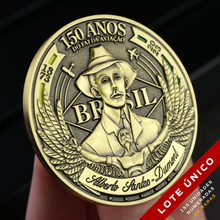 Carregar imagem no visualizador da galeria, MOEDA 150 ANOS SANTOS DUMONT
