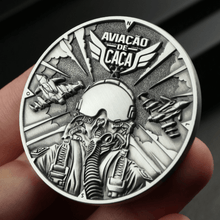 Carregar imagem no visualizador da galeria, MOEDA AVIAÇÃO DE CAÇA