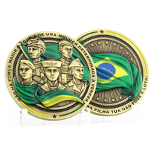 Carregar imagem no visualizador da galeria, MOEDA MULHER MILITAR