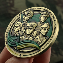 Carregar imagem no visualizador da galeria, MOEDA MULHER MILITAR