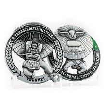 Carregar imagem no visualizador da galeria, MOEDA DO PARAQUEDISTA MILITAR