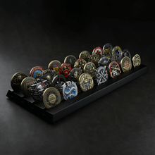 Carregar imagem no visualizador da galeria, EXPOSITOR CHALLENGE COINS PRETO 42 X 16 CM