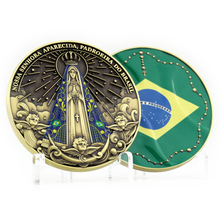 Carregar imagem no visualizador da galeria, KIT NOSSA SENHORA APARECIDA — Medalha + Mini Medalha + Pin