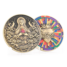 Carregar imagem no visualizador da galeria, MEDALHA IMACULADO CORAÇÃO DE MARIA