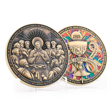 Carregar imagem no visualizador da galeria, MEDALHA DA SANTA CEIA