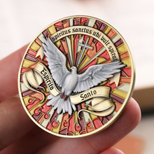 Carregar imagem no visualizador da galeria, MEDALHA DIVINO ESPÍRITO SANTO