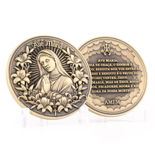 Carregar imagem no visualizador da galeria, MEDALHA ORAÇÃO AVE MARIA
