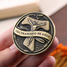 Carregar imagem no visualizador da galeria, MEDALHA SÃO FRANCISCO DE ASSIS