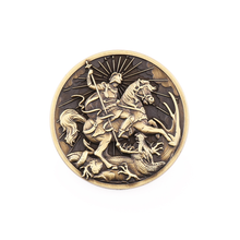 Carregar imagem no visualizador da galeria, MINI MEDALHA SÃO JORGE