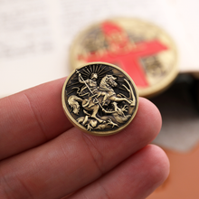 Carregar imagem no visualizador da galeria, MINI MEDALHA SÃO JORGE