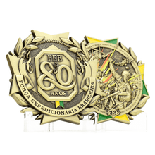 Carregar imagem no visualizador da galeria, MOEDA EX-COMBATENTE FEB 80 ANOS