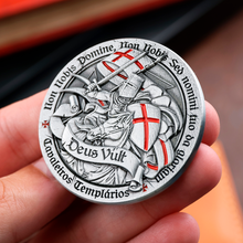 Carregar imagem no visualizador da galeria, MOEDA CAVALEIROS TEMPLÁRIOS