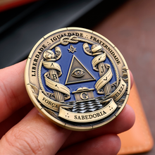 Carregar imagem no visualizador da galeria, MOEDA MAÇONARIA