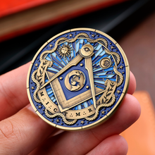 Carregar imagem no visualizador da galeria, MOEDA MAÇONARIA