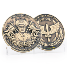 Carregar imagem no visualizador da galeria, MOEDA PATRONO DA FAB MARECHAL DO AR EDUARDO GOMES