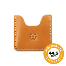 Carregar imagem no visualizador da galeria, PORTA MOEDA COURO 60 x 57 MM