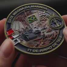 Carregar e reproduzir vídeo no visualizador da galeria, MOEDA DATA MAGNA DA MARINHA