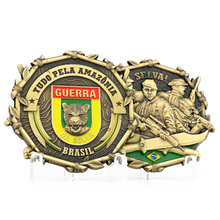 Carregar imagem no visualizador da galeria, MOEDA GUERREIRO DE SELVA