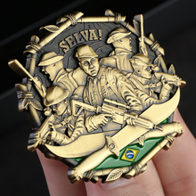 Carregar imagem no visualizador da galeria, MOEDA GUERREIRO DE SELVA
