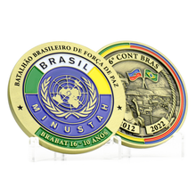 Carregar imagem no visualizador da galeria, MOEDA BRABAT 16 MINUSTAH 10 ANOS
