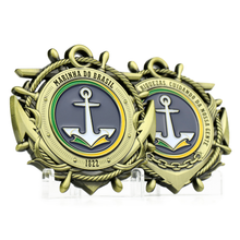 Carregar imagem no visualizador da galeria, MOEDA MARINHA DO BRASIL