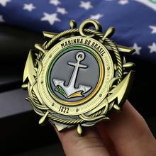 Carregar imagem no visualizador da galeria, MOEDA MARINHA DO BRASIL