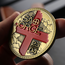 Carregar imagem no visualizador da galeria, MEDALHA SÃO JORGE
