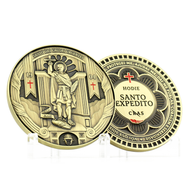 MEDALHA SANTO EXPEDITO - PADROEIRO DAS CAUSAS URGENTES