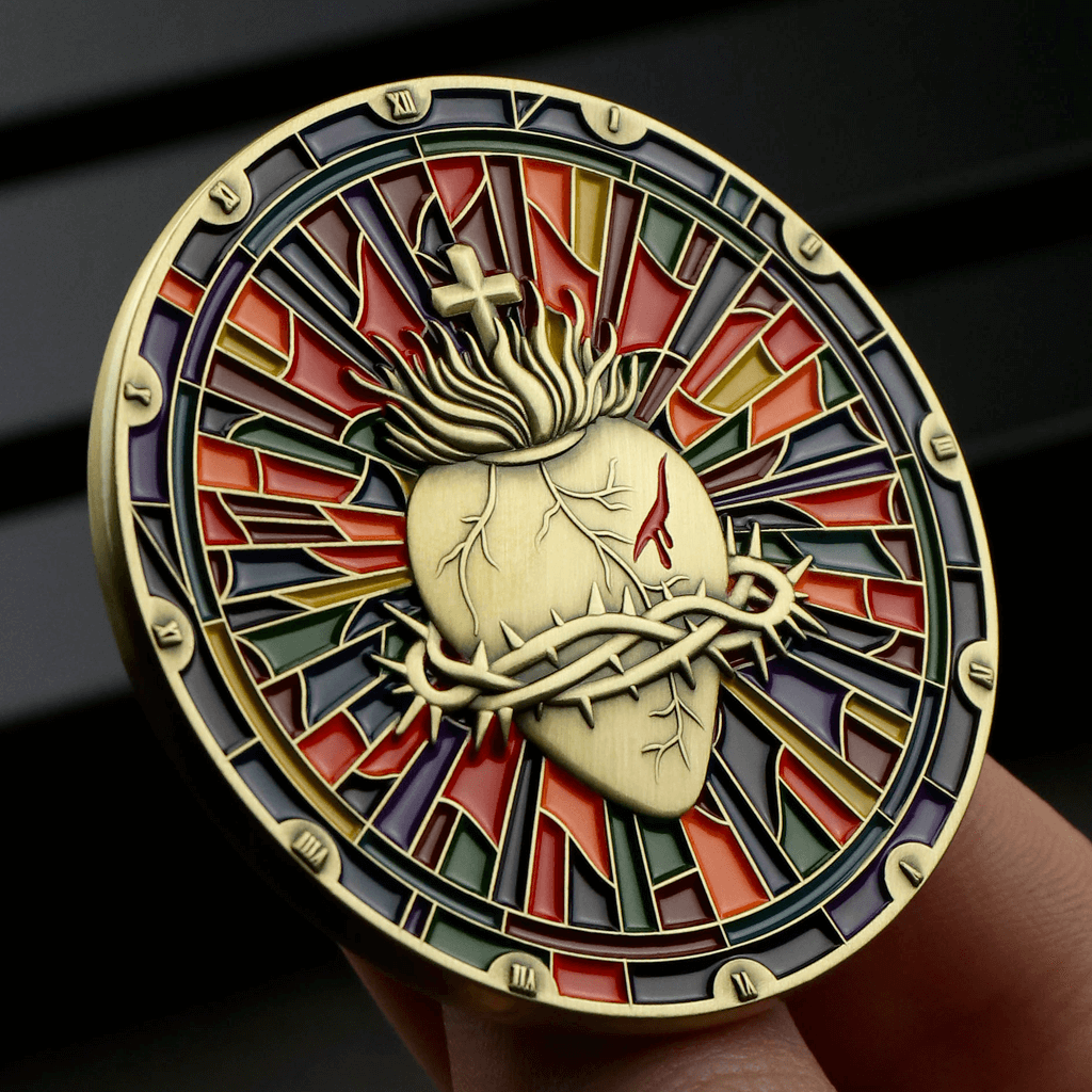 Christ Token MEDALHA SAGRADO CORAÇÃO DE JESUS | TOKEN.AC – Token.ac