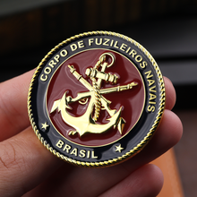 Carregar imagem no visualizador da galeria, MOEDA CORPO DE FUZILEIROS NAVAIS
