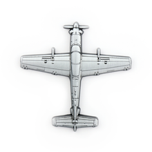 Carregar imagem no visualizador da galeria, MINI SUPER TUCANO A-29 PRATA ENVELHECIDA
